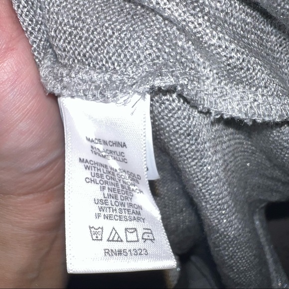 1 State Cross Front Knit Top Metallic - Picture 13 of 13